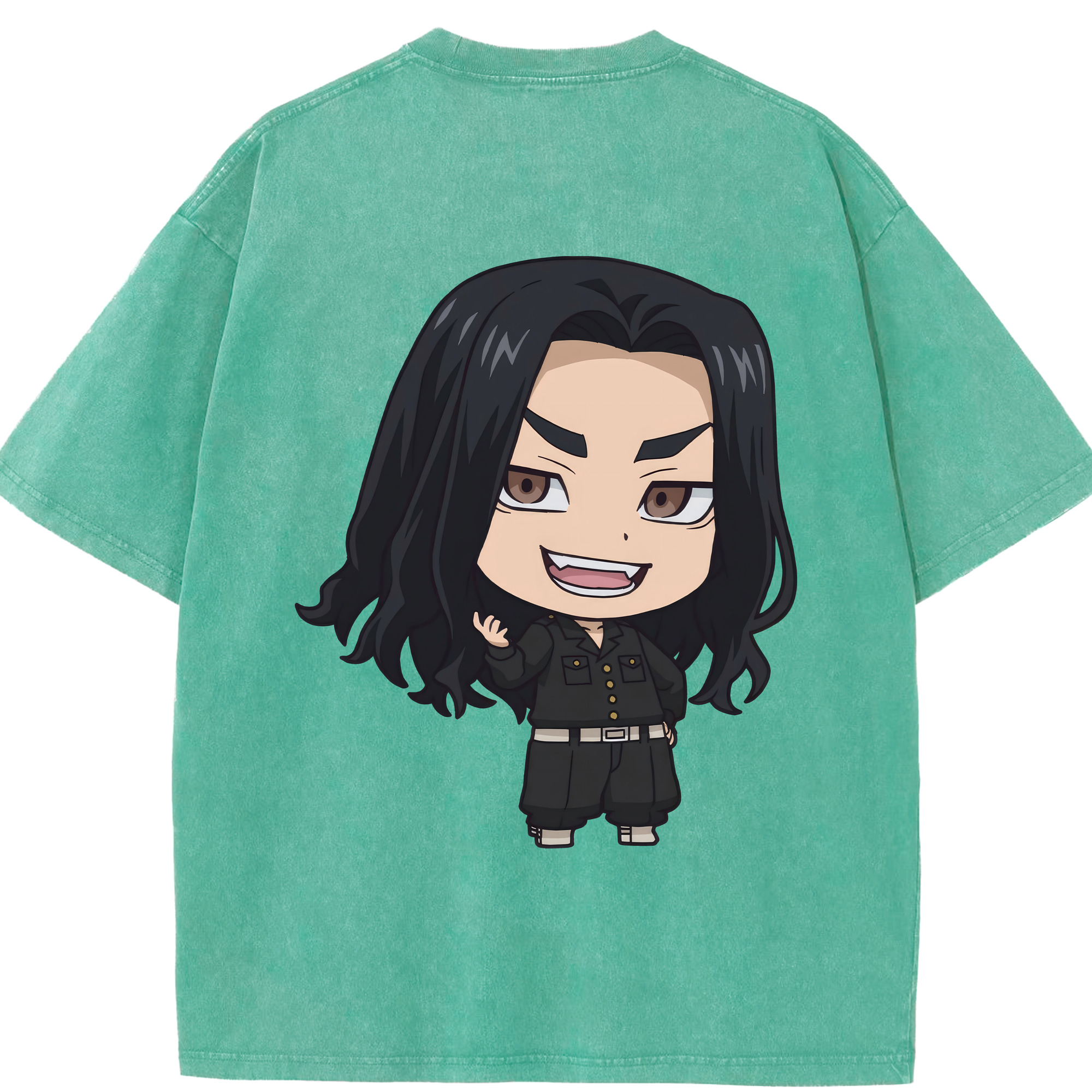 （画像用） 東京リベンジャーズ Tokyo Revengers 綿100% ヴィンテージ風 半袖Tシャツ（背面プリント）
